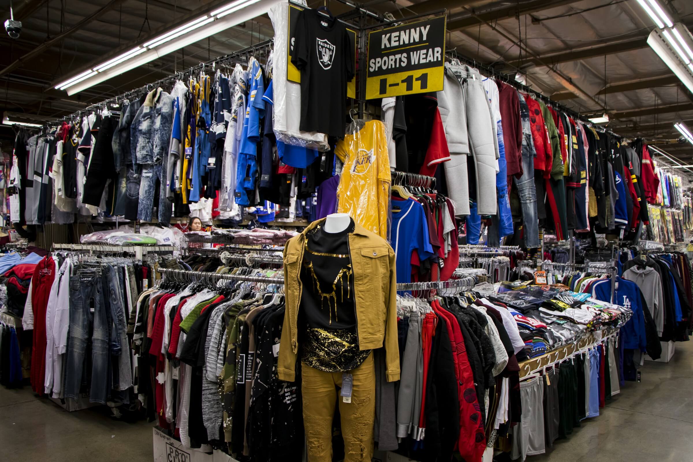 Sportswear in Slauson Super Mall